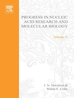 cover image of Progress in Nucleic Acid Research and Molecular Biology